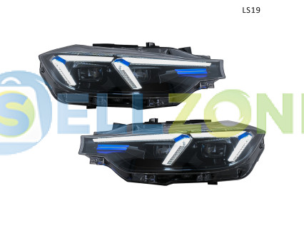 Σετ Μπροστινά Φανάρια για BMW 3 F30 F31 Xenon 2013-2018 Mε Look σειράς G – LS19